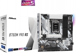 asrock b760m pro rs (s1700, ddr5, dp/hdmi, matx) alaplap