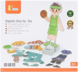 VIGA mágneses öltöztető készlet – fiú