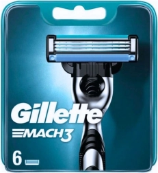 Gillette Mach3 csereborotvafejek 6 db