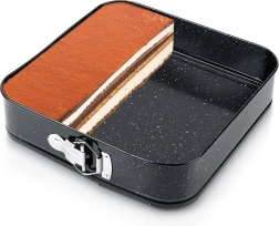 Rugós gránit bevonatú négyzet alakú sütőforma 28 × 28 × 6,8 cm