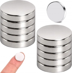 Neodímium mágnesek 10 × 2 mm – 10 darabos készlet