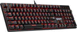 Mechanikus gamer billentyűzet Quest GK‑1596 RGB‑vel és anti‑ghostinggal