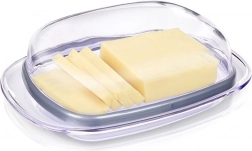 Átlátszó, BPA-mentes műanyag vajtartó