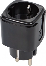 Intelligens WiFi aljzat TUYA V3 fekete