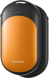 Ocoopa 2x2500 mAh kézmelegítő, USB-C, fekete és narancs