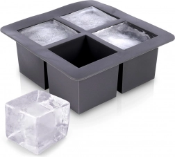 Szilikon forma XXL jégkockákhoz 15,5 × 15,5 × 6 cm