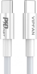 USB-C - USB-C Vipfan P02 kábel 1 m fehér