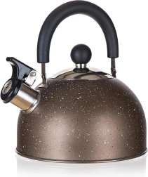 Rozsdamentes teáskanna 1,7 l GRANITE Brown síppal
