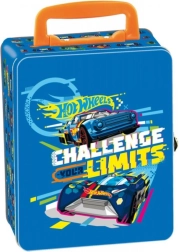 Fém HOT WHEELS autós bőrönd 18 járműhöz