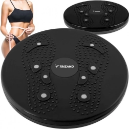 Trizand twister fekete masszázs kiemelkedésekkel és mágnesekkel