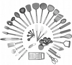 Ag949a 40 darabos konyhai eszközkészlet, szürke