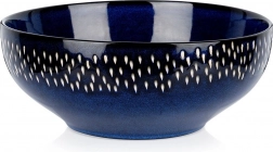 Kerámia salátástál 25 cm, 2,8 l, sötétkék