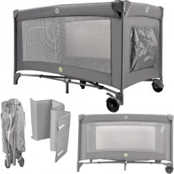 Utazó gyerekágy 60 × 120 cm összecsukható vázzal és matraccal