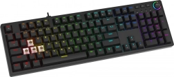 Savio Styx mechanikus gamer billentyűzet Outemu Brown kapcsolókkal, hot-swap és RGB háttérvilágítással