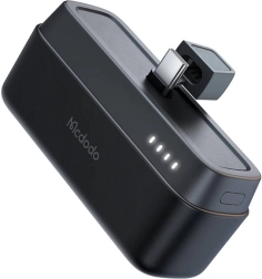 Mcdodo 20 W‑os, 5000 mAh‑s powerbank USB‑C csatlakozóval (fekete)