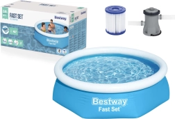 BESTWAY Fast Set 244 × 61 cm felfújható medence szűréssel