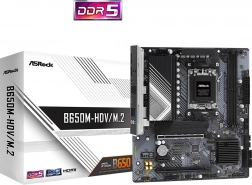 asrock b650m-hdv/m.2 – microatx am5 alaplap ddr5-tel, hdmi-vel és displayporttal