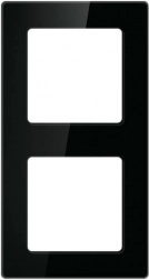 Dupla keret Avatto kapcsolókhoz (fekete)