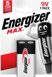 Alkáli elem 9V ENERGIZER MAX