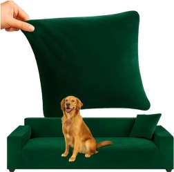 RUHHY zöld sarokkanapé huzat 190-230 cm