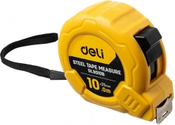 Metr Deli Tools 10 m EDL9010B Sárga