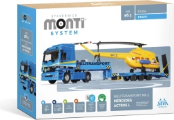 SEVA Monti System Helitransport MI-2 Mercedes Actros L építőkészlet