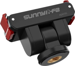 Sunnylife mágneses 1/4" szerelőadapter, 180°-ban forgatható OSMO 360-hoz, ACTION 5 PRO-hoz és OSMO ACTION 4/3/2-höz