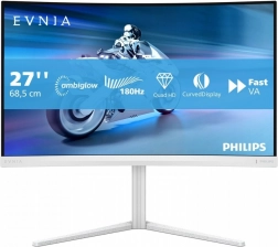 Philips Monitor 27" ívelt VA 180Hz Ambiglow
