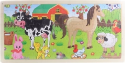 Fa puzzle a farmán, 96 darab