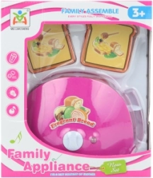 Elemes gyerek kenyérpirító fénnyel és hangokkal