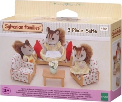 Háromrészes SYLVANIAN FAMILIES ülőgarnitúra házikóba