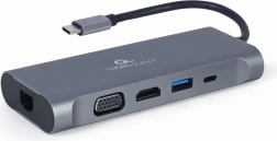 USB-C adapter USB-C hub PD GbE VGA HDMI 3xUSB 3.1 hangkártya