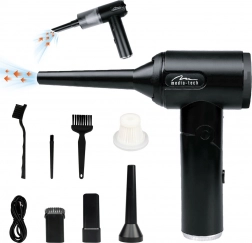 vezeték nélküli 2 az 1-ben porlefújó és mini porszívó media-tech jet air duster