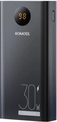 Romoss PEA30 30000 mAh powerbank, fekete