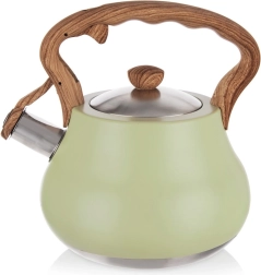 GREENISH 3 l-es sípoló rozsdamentes vízforraló kanna