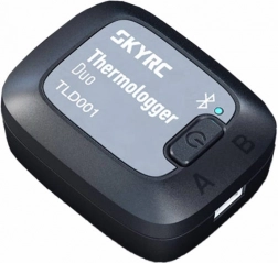Bluetooth hőmérséklet-adatnaplózó SkyRC Thermologger Duo