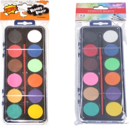 Vízfesték készlet 12 színnel ecsettel