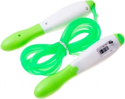 Professzionális crossfit ugrókötél fekvőtámasz-számlálóval – zöld