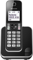 Vezeték nélküli telefon Panasonic KX-TGD310 fekete