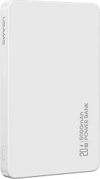 vezeték nélküli powerbank 5000 mAh 20 W mágneses MagSafe és PD-vel, fehér