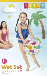 Felfújható strandlabda 51 cm INTEX – különböző minták
