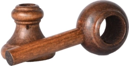Fa függönyrúd-tartó – dió