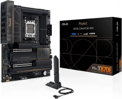 ProArt X870E-Creator WiFi – AM5 alaplap DDR5-tel, PCIe 5.0-val, USB4-gyel, 10G és 2.5G LAN-nal, Wi‑Fi 7-tel