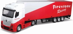 Fém kamion Bburago 1:43 Volvo FH16 Globetrotter 750 XXL pótkocsival