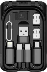 Multifunkciós SIM kártya tartó és adapter Budi