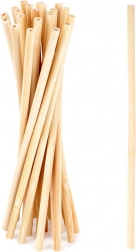 Bambusz újrafelhasználható szívószálak 20 cm, 20 db-os készlet