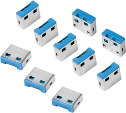 USB-portok blokkolása kulcs nélkül, 10 db-os készlet