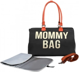 Anyatáskák Mommy Bag fekete, pelenkázó alátéttel