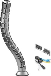 MACLEAN MC-768 S asztali kábelrendező, ezüst