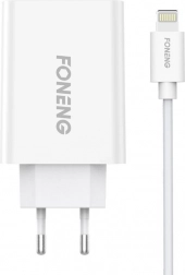 Foneng gyorstöltő egy USB porttal, 10,5 W + USB–Lightning kábel